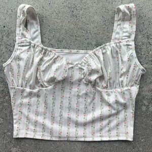 Floral Bow Top